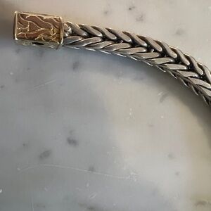 John Hardy Silver and Gold Bracelet